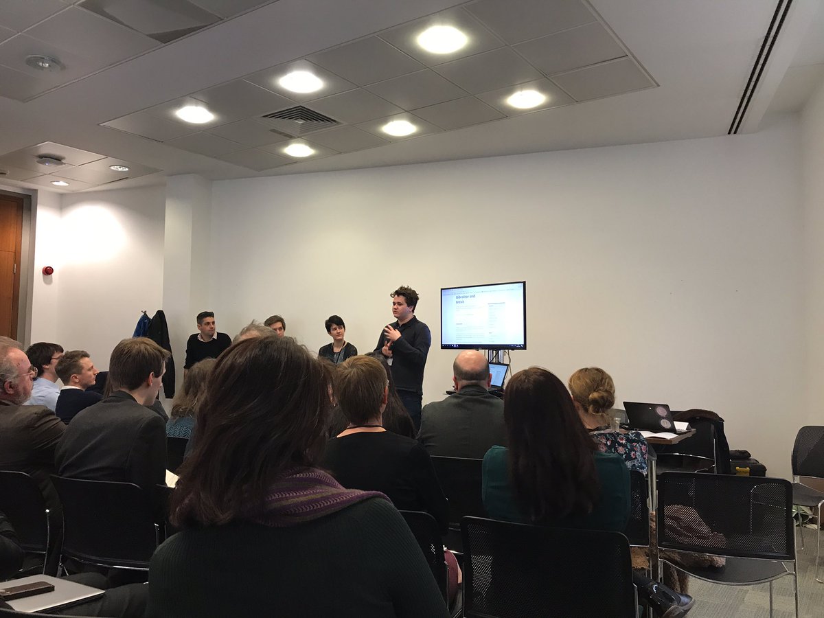 Designer <a href="/laurencegrinyer/">Laurence Grinyer</a> showing the prototype for long read and short read research briefings that will be tested with users over the next few weeks #ukparlibeta