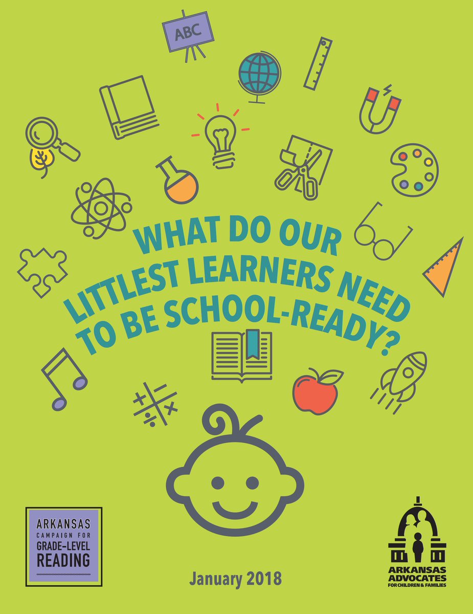 ExpectMoreAR's tweet photo. Developing strong students and skilled workforce starts at birth. Check out the collaborative report from @ArkansasGLR and @AACF: https://t.co/zTQ6sWxEhV
#ExpectMoreAR @ForwARdArkansas @readingbythird @ReadyNation @reachoutandread @dollyslibrary @HIPPYUSA @NatlPAT https://t.co/fxxezYJgxP