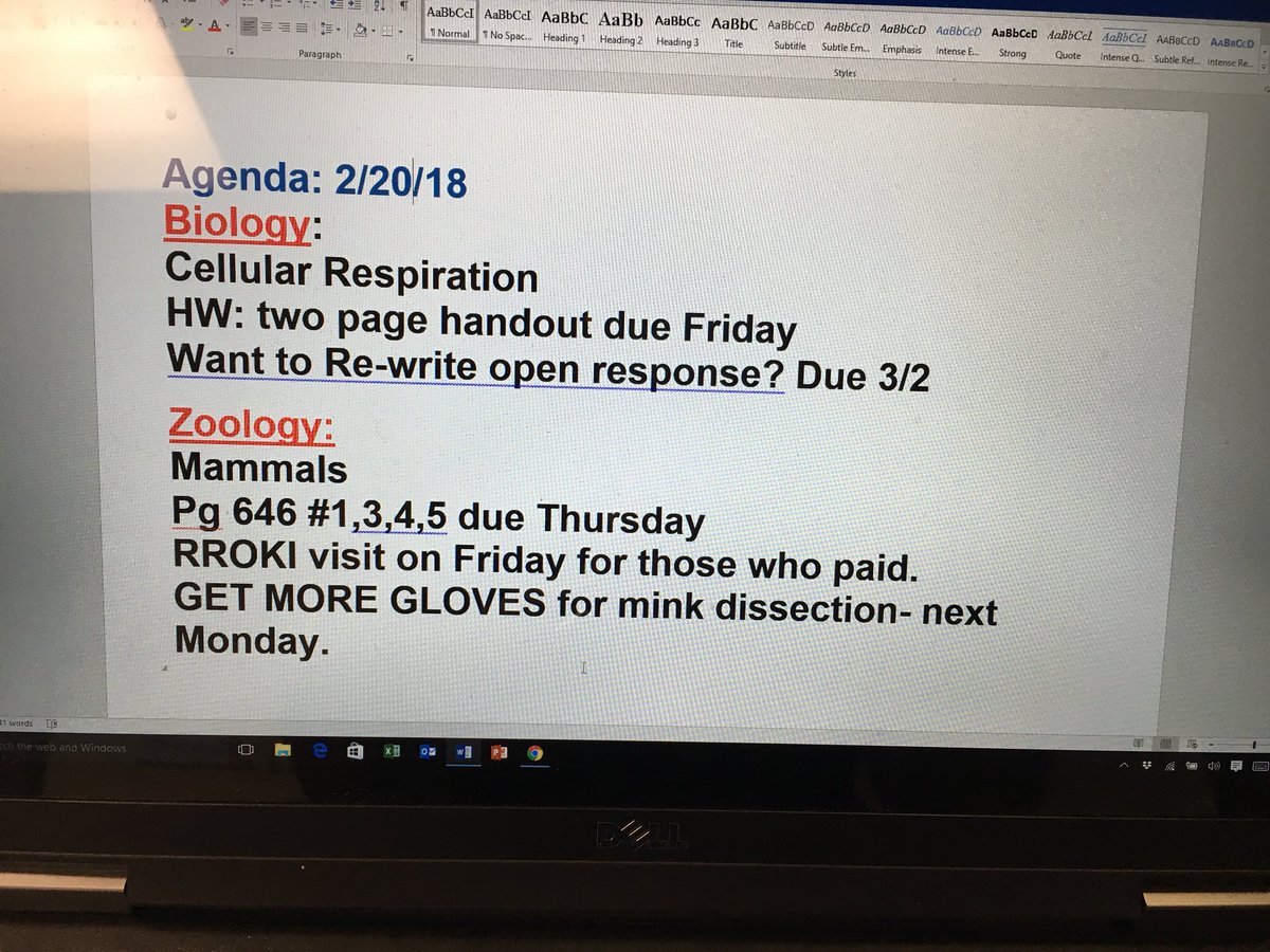 Week of 2/19