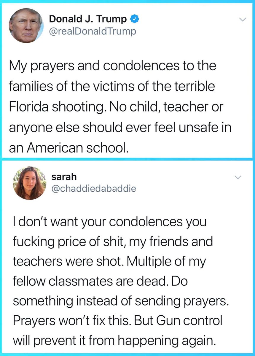 Time to step up to the plate Donny <a href="/realDonaldTrump/">Donald J. Trump</a>