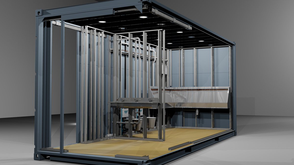contechnicad's tweet image. I know, It&apos;s not the first thing that springs to mind &quot;Lets put a loo into a container&quot;. But, this does illustrate just how detailed we can be in giving you insight into your project, right down to the nut and bolt, mm precision &amp;amp; superb quality #containerconversion #3DModeling