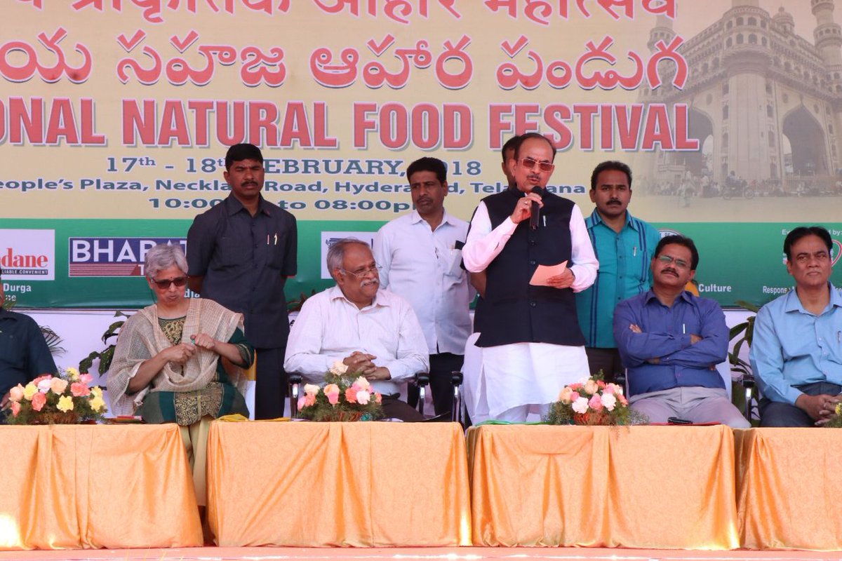 Launching of Natural Food festival @ people's plaza Hyderabad