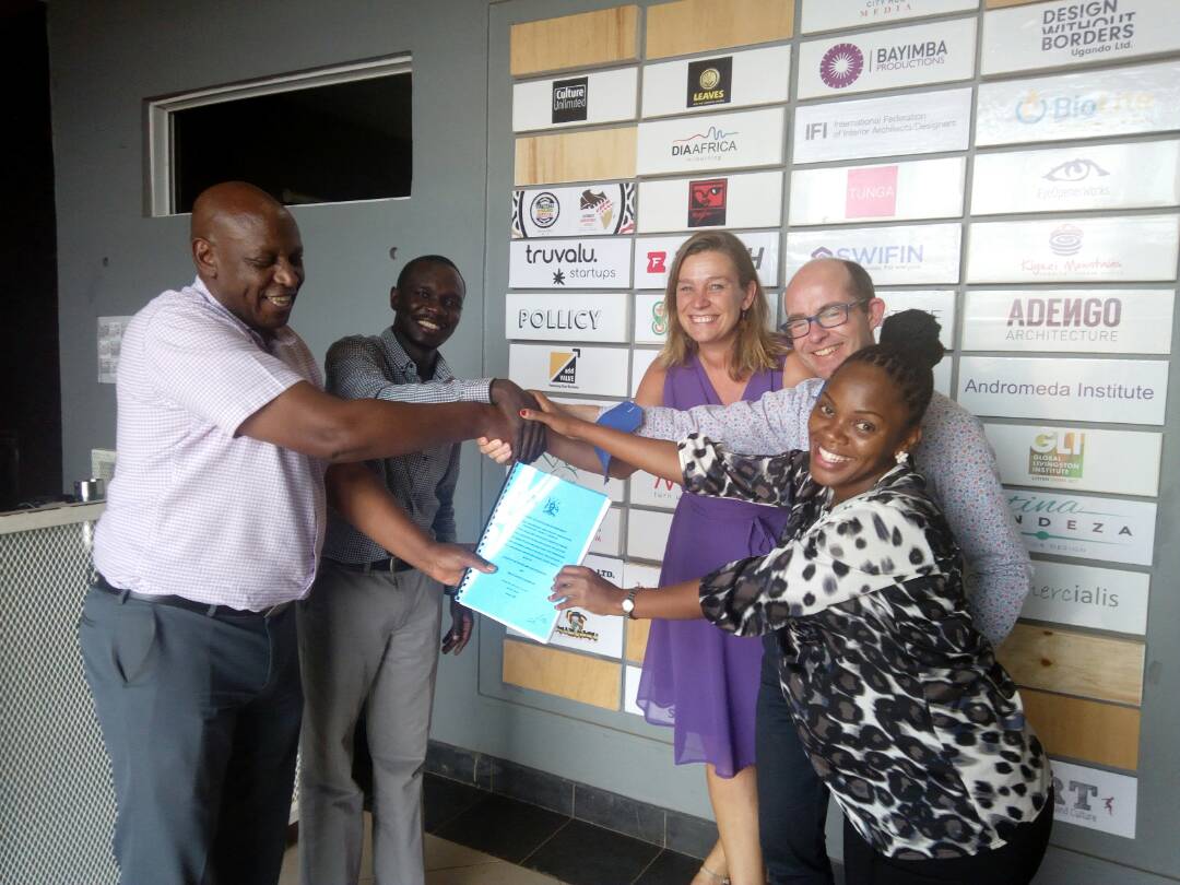 We won the Enable Youth Challenge Fund bid and signed the contract today with the Ministry of Water in Uganda! We are going to accelerate and invest in 100 startups in Uganda.