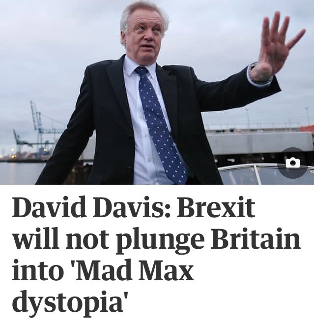 mikewr's tweet photo. Don't worry folks #Brexit wont plunge us into a post industrial society where feral packs of survivors roam the countryside looting whats left of a broken nation.

It'll be much better than that and you can take that to the bank. https://t.co/OEltAGgeYU