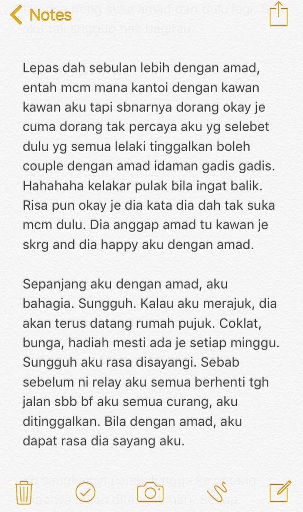 HatiSadoKe's tweet photo. "Aku takut dia sebarkan gambar aku. Aku nak bebas. Tapi aku sayang dia. Apa yang patut aku buat?" https://t.co/T5I1gw02jn