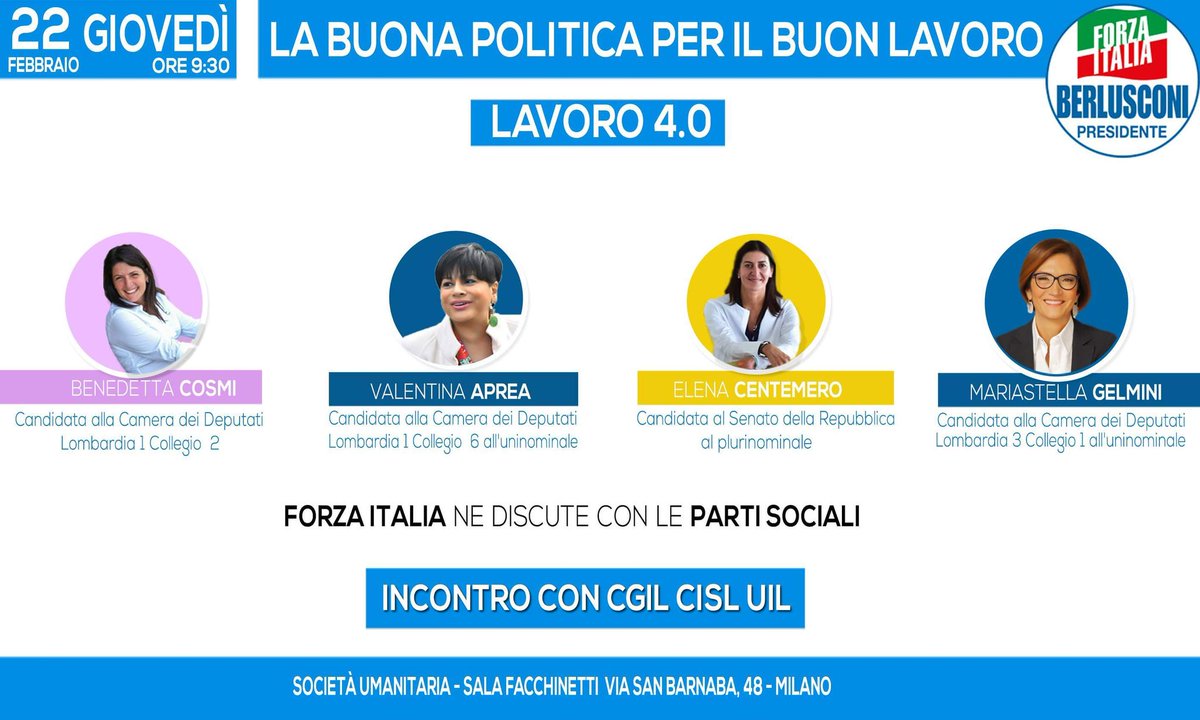 BenedettaCosmi's tweet photo. #ElezioniPolitiche2018 verso il 4 marzo https://t.co/KB03gwdAch