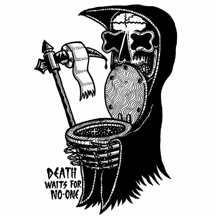 Mister Z в Twitter: „Death Waits For No-one☠️ #illustration #illustrator #drawing #artist #art #instaart #darkart #darkartist #inkart #tattoo # tattoos #blackwork #skull #skulls #skullart #death #bones #iblackwork #LOL #reaper https://t.co ...