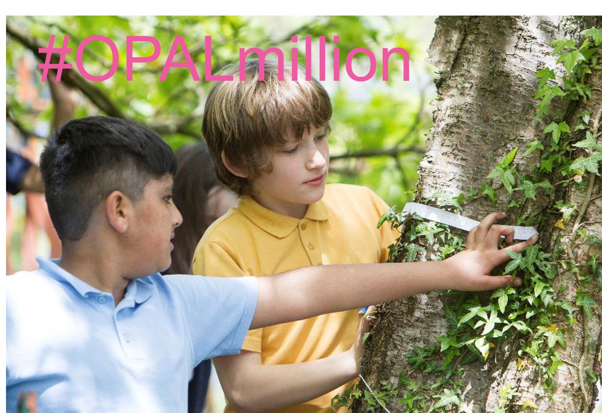 OPALnature's tweet photo. 1 MILLION #citizenscientists have taken part in OPAL activities thanks to the @BigLotteryFund. https://t.co/SryFXSPnTD Thanks to you all!
Share your #OPALmillion story to let us know what you have been up to. https://t.co/WNI5zck4hc