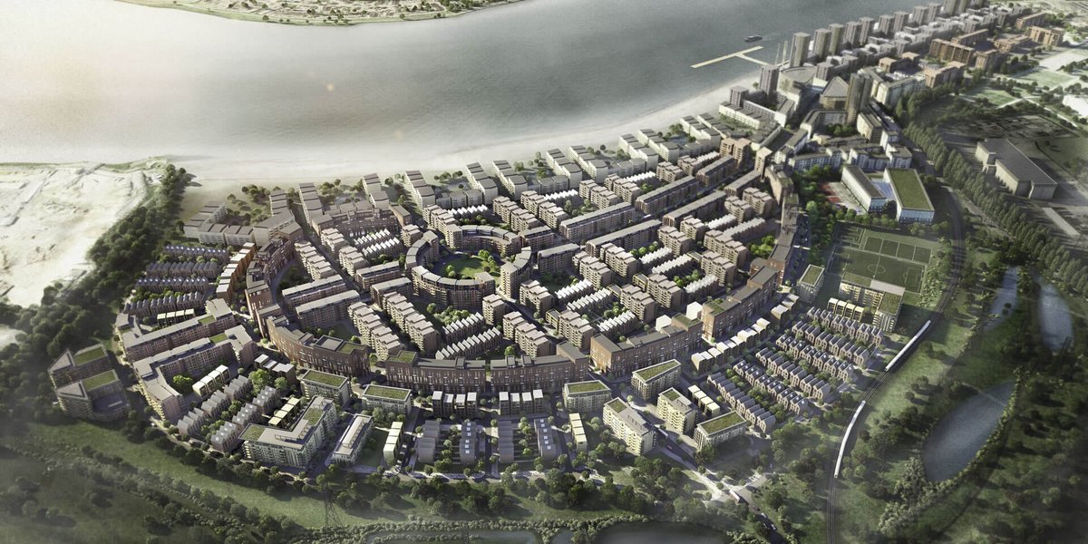 TlmbLtd's tweet photo. London Mayor and L&amp;Q are to invest £500m in Barking Riverside, one of the UK’s largest regeneration projects. 
The injection of money will go towards transport links, parkland and other community facilities, alongside almost 11,000 homes.
https://t.co/tPfL6FGznN https://t.co/m2BIMGKBnq