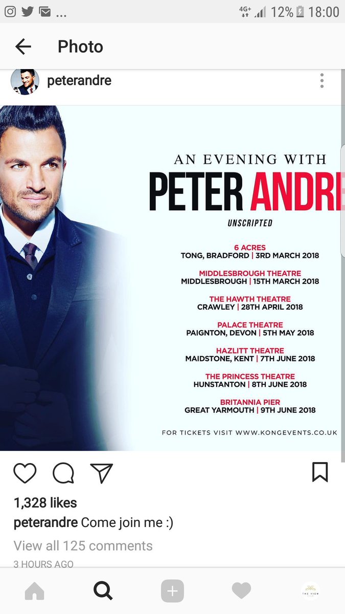 Are you joining Peter Andre when he comes to us on the 3rd March? Last few Tickets available eventbrite.co.uk/e/an-evening-w… #peterandre #peterandrefans #ladiesnight #mothersdaypresent
