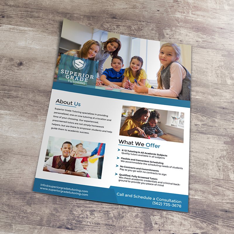 tamlyndesign's tweet photo. Information sheet designed for Superior Grade Tutorring. #informationsheet #freelance #graphicdesigner #designedbytamlyn #designsthatPOP #putmetoworkforyou #tamlyndesign #web #print #logos #branding https://t.co/fdr7fsOjGc