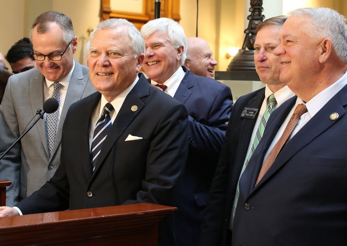 GovernorDeal's tweet photo. Today I outlined changes to HB 918, which will create one of the largest income tax cuts in state history and keep more hard-earned money in Georgians’ pockets by saving taxpayers more than $5 billion over the next five years. Read more here: https://t.co/cPZuUYqbfs https://t.co/u5ZTJCekvN