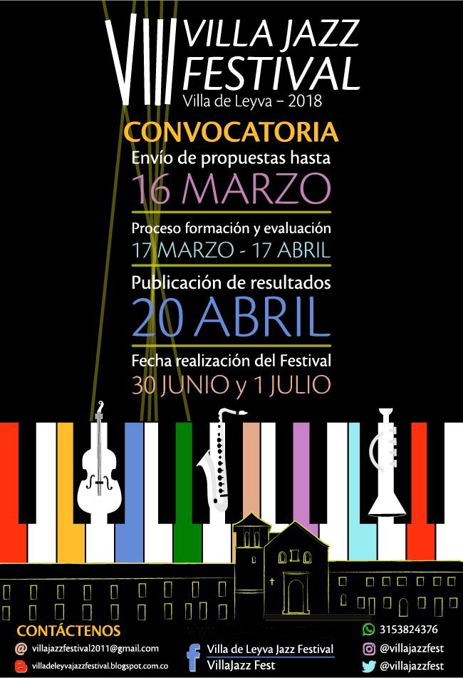 Villajazzfest's tweet photo. Está abierta la convocatoria para #Villajazzfest2018 Más información en: https://t.co/ttjBpzeDQY https://t.co/dvaZXYNwcV