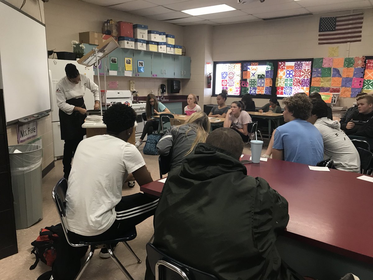 Thank you Chef Barry for coming into Global Gourmet and Culinary Cuisine today! <a href="/DavidsonHS/">Hilliard Davidson</a>