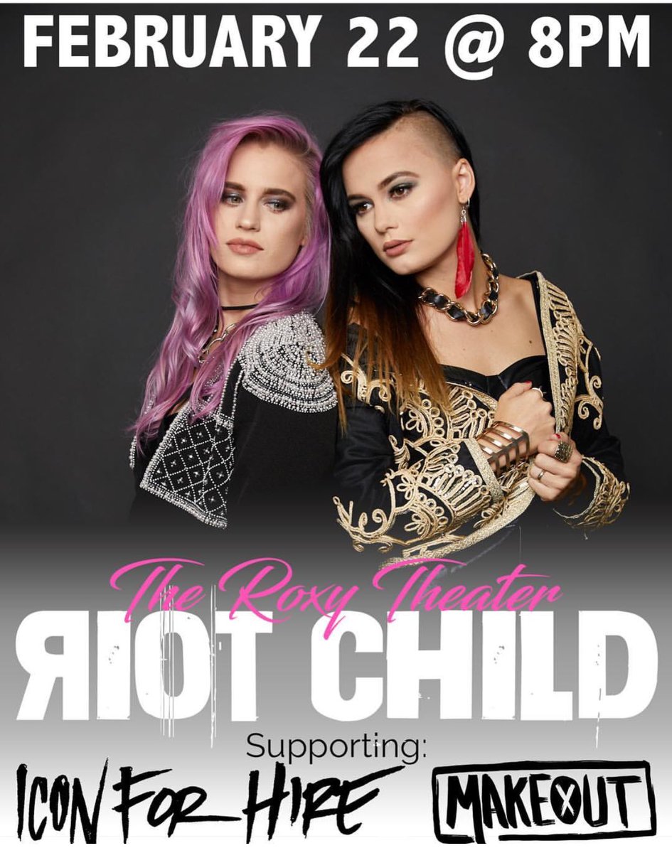 RiotChild_Spain's tweet photo. 🎙 Las chicas actuarán este jueves 22 en The Roxy Theatre https://t.co/UOdzyoijB8