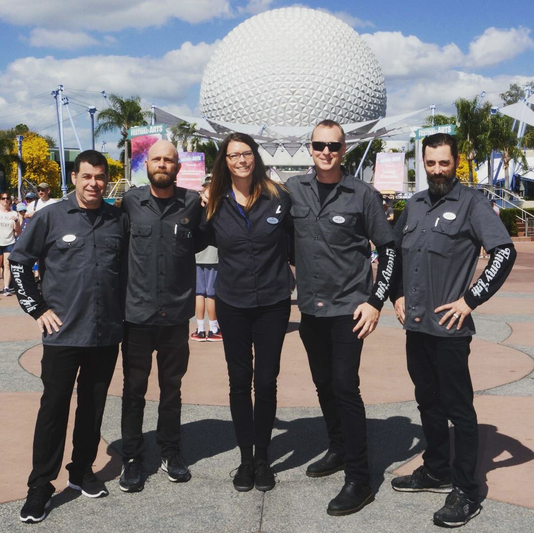 EnemyInk's tweet image. Yesterday wrapped our last day at Disney World's International Festival of the Arts at Epcot Center. Thank you to the WDW crew, our Enemy Ink crew, and everyone who took interest in our live print. #waltdisneyworld #enemyink #internationalfestivalofthearts #epcot #disney