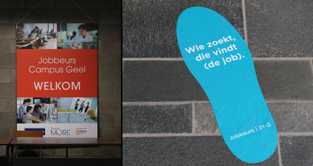 Ann_Hannes's tweet photo. Alle wegen leiden naar de #jobbeurs op 21 februari bij #campusgeel #thomasmore #wearegeel. De strijd om de (IT)-student woedt in alle hevigheid! https://t.co/DQn5qSNdqr
