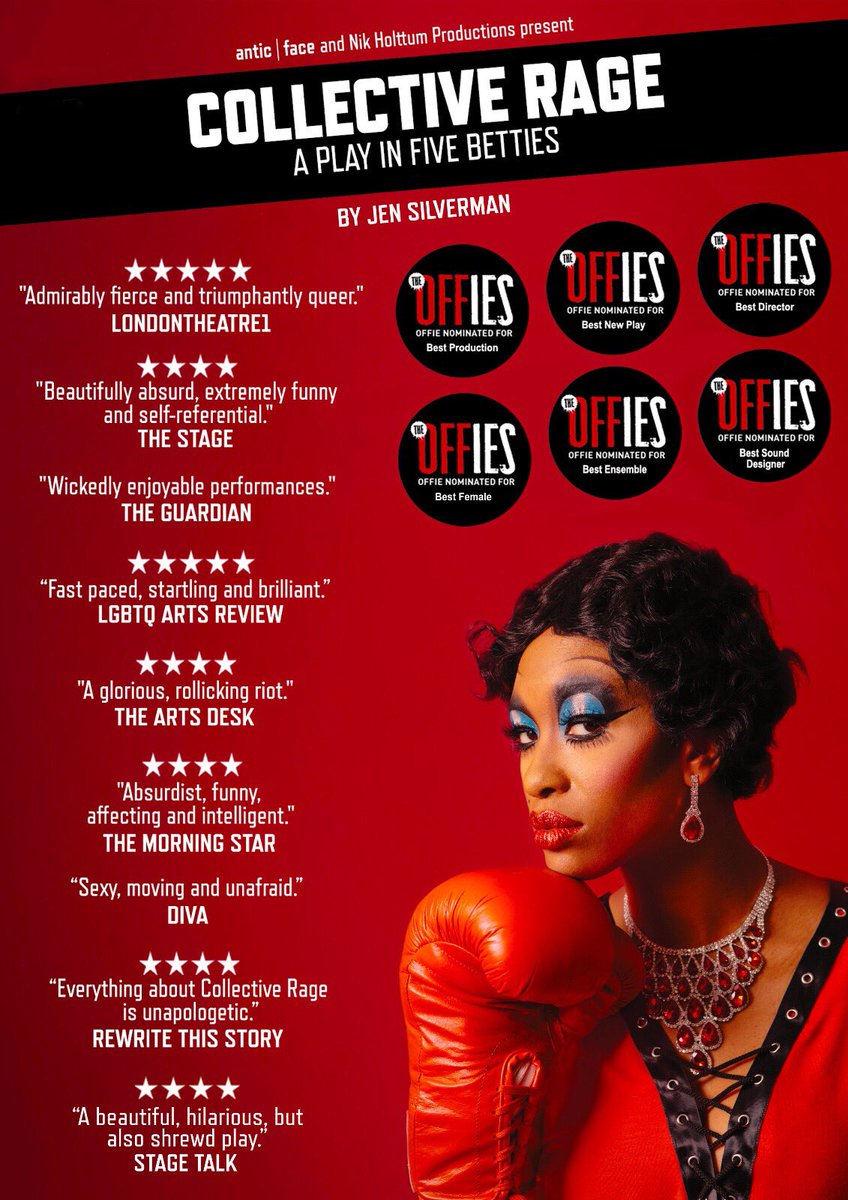 The end of our wonderful run of COLLECTIVE RAGE / best lion party ever 🦁 we are beyond grateful to this amazing group of people, to the rest of our fantastic team and to everyone who came to support us. It was an absolute bloody riot 💥 #CollectiveRagePlay #lionparty #BettiesOut