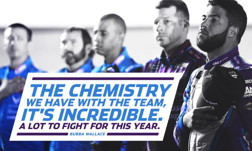 The future looks bright for <a href="/BubbaWallace/">Bubba Wallace</a> and the 4️⃣3️⃣ team.