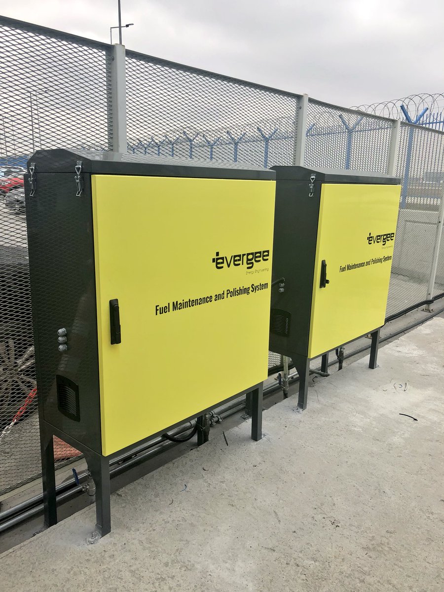 EVERGEE_TR's tweet photo. We are right accross the #runway this time. Four of our #FuelMaintenance and #FuelPolishing systems are successfully commissioned for an #aviation #datacenter . https://t.co/fwhbip5613