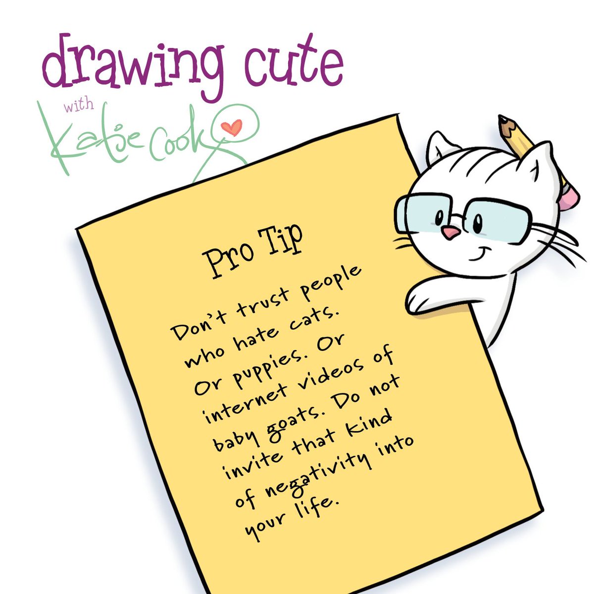 Truer words have never been spoken. 😆 Happy #LoveYourPetDay!

Want to draw a purrfectly cute cat? Here is a quick demo from "Drawing Cute with Katie Cook": buff.ly/2EFpWdw

More of a dog person? We've got a treat for you! -->> buff.ly/2EDZKQs