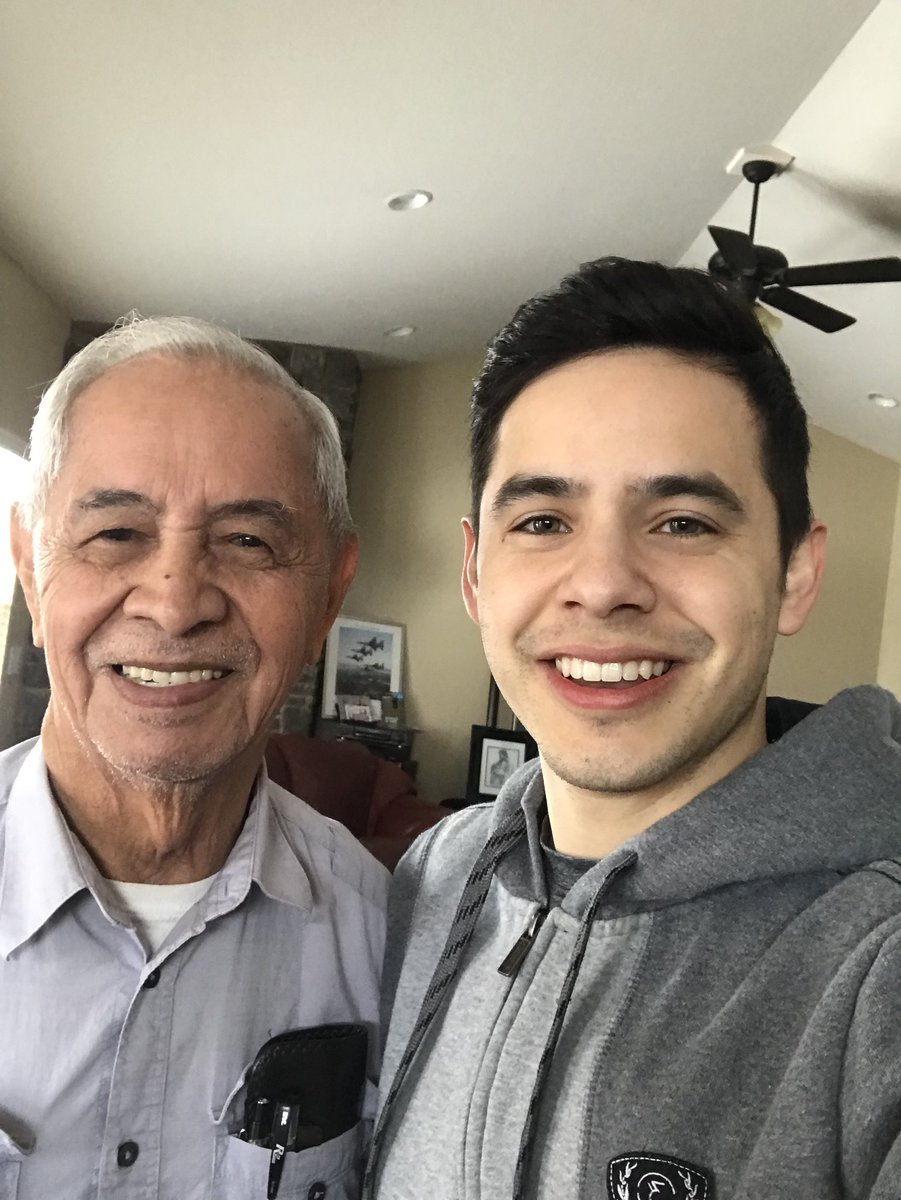 David Archuleta On Twitter Hanging With Mi Abuelo Papi Willy Good To See Him After He Was In Honduras And Florida For A While Familia