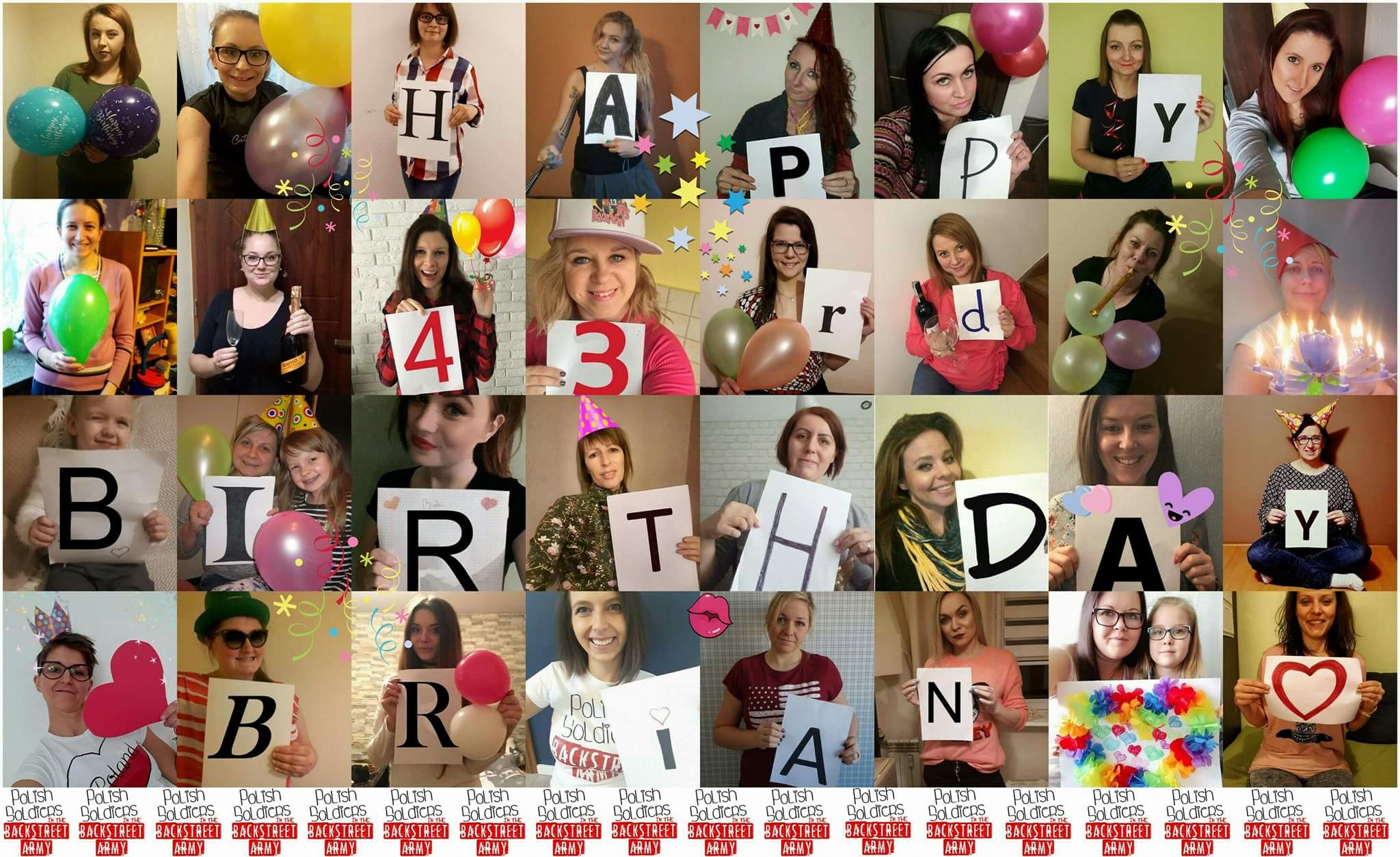 HAPPY BIRTHDAY!!!  Kisses from Poland!!!   