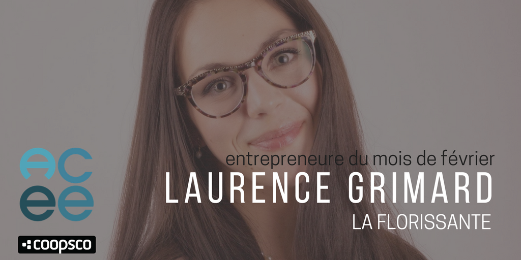 Félicitations à notre entrepreneure du mois de février, Laurence Grimard, présentée par COOPSCO la <a href="/FQCMS/">FQCMS</a>. 
bit.ly/2EF01GI