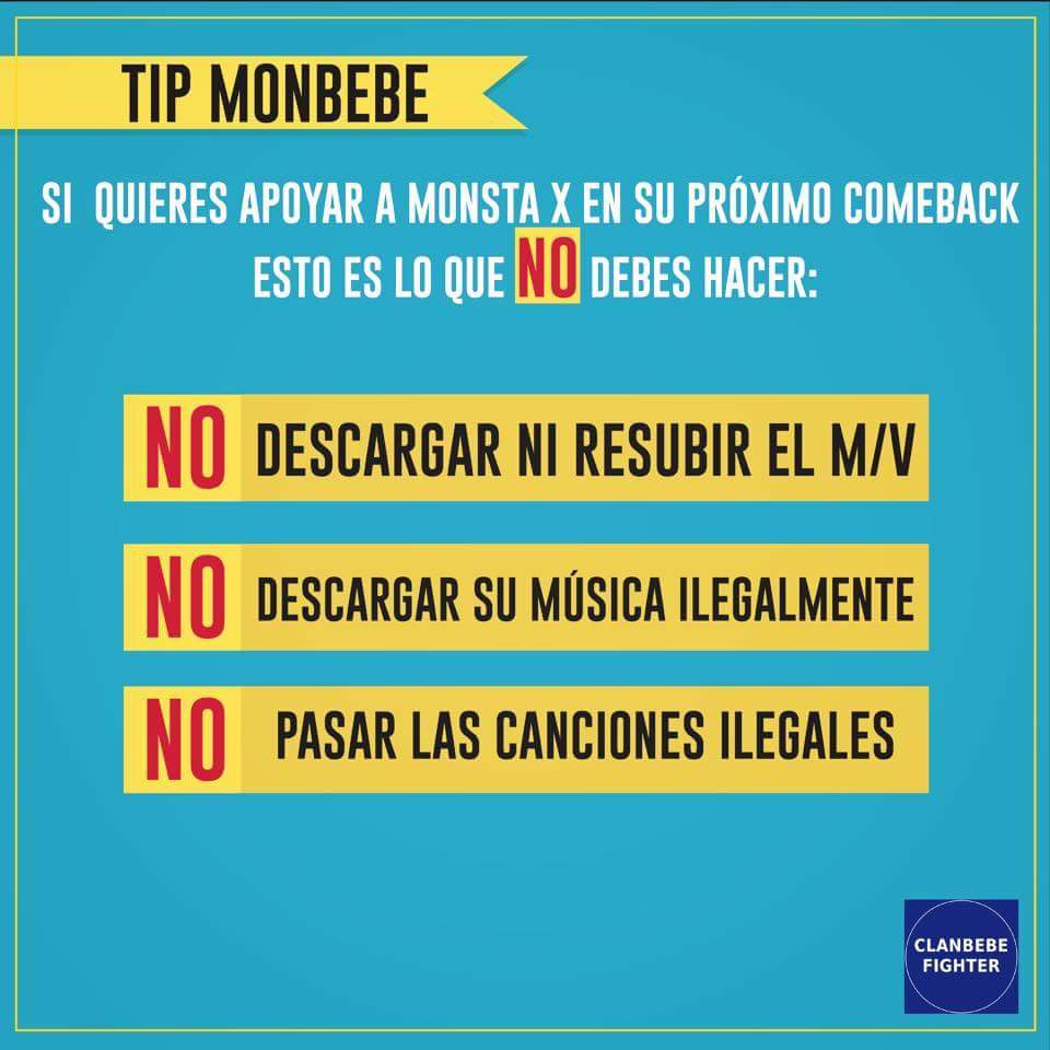 ClanbebeForMX's tweet photo. 🌟 TIP MONBEBE
En este caso para apoyar el Mixtape de #IM ❤
✅Utilizar el HT : #FlyingWithMe
¡I.M ha trabajado muy fuerte en la elaboración de su Mixtape, apreciemos su trabajo y hagamos las cosas correctamente! ❤✨ https://t.co/CHr3L3DimM