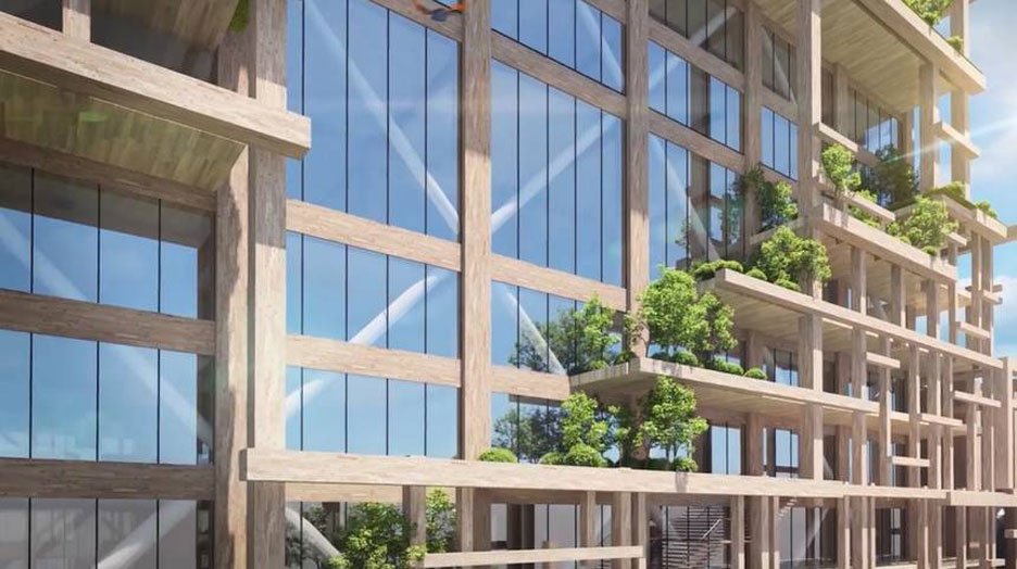 sketchUcation's tweet photo. Latest #Timbertower plans are revealed by Sumitomo Forestry Co in Japan. Working with architects Nikken Sekkei the timber hybrid tower constructed by ratio of 9:1 timber to steel will be 350metres high and will mark Sumitomo's 350th anniversary, in 2041!! So quite a wait... https://t.co/04SrulgX6y