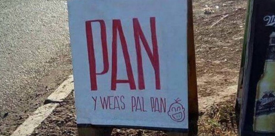 PublimetroChile's tweet photo. “Almacén chileno que se respeta”: el épico letrero de pan que muestra toda la creatividad nacional https://t.co/HQEpU3Nf0W https://t.co/yrB9WEdSE0