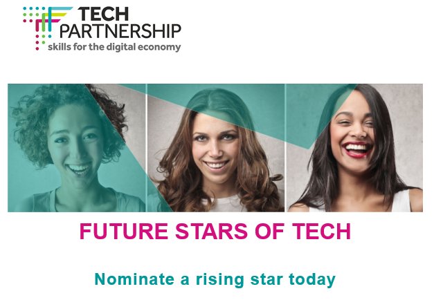 Nominate a Future Star in Tech - close on 26th February: mailchi.mp/thetechpartner…