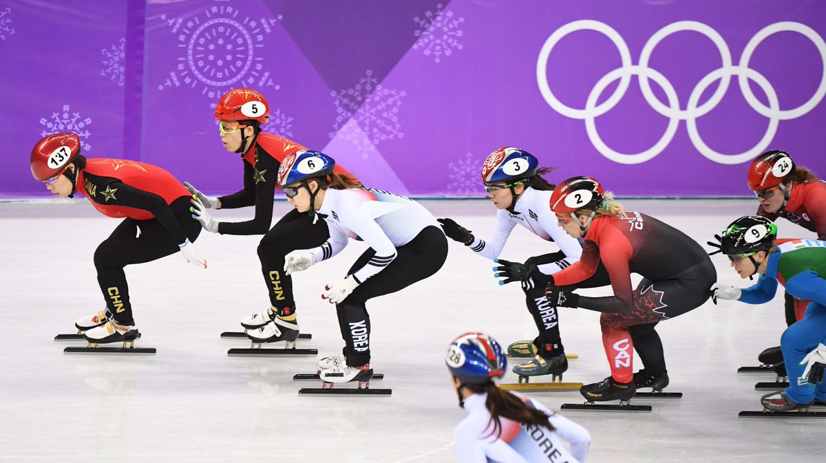 XHSports's tweet image. China was disqualified, South Korea won gold, the Netherlands had bronze in a new world record in the women's 3,000m short track speed skating relay at #PyeongChang2018