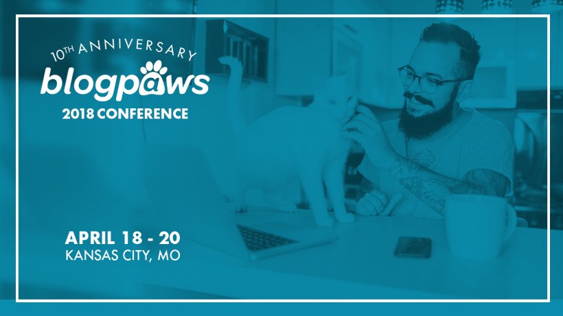 IT'S GIVEAWAY TIME:  Tweet using hashtag #BlogPawsGiveaway and tell us the name(s) of the pets you love. Two winners will receive a 3-day BlogPaws 2018 Conference parking pass! Winners announced 02/21 on Twitter.
#petsofig #kcmo #petbloggers #blogpaws