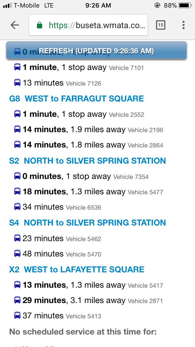 bjaclyn4's tweet photo. @Metrobusinfo s2 been saying 0min for 10min, then it disappears and next one isn’t for 18min but no bus has come?? Y’all need to get it together during COMMUTING HOURS https://t.co/FhwVCnAuYS