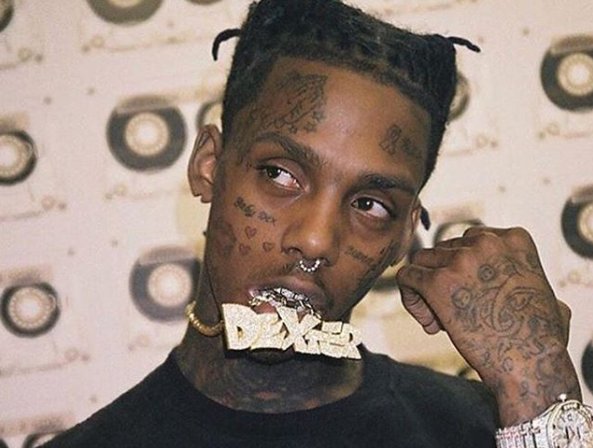 Famous Dex Face Tattoos - 352x517 PNG Download - PNGkit