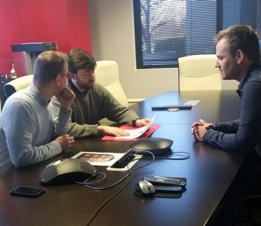 redlettermktg's tweet photo. We take fun seriously here at RLM. How seriously you might ask? Well we have a committee dedicated to it. Membership on said committee is no laughing matter either. Here is Levi Tate going through round one of the interview process. https://t.co/OckugvAmLq