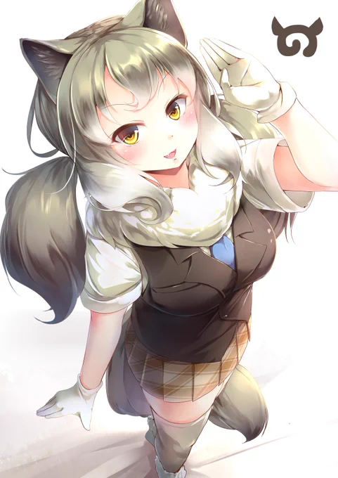 シンリンオオカミのリンカちゃん #けものフレンズ 