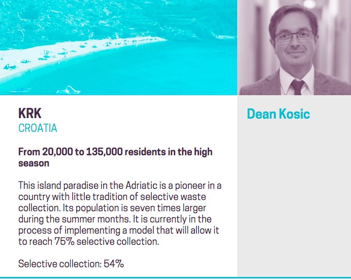 SartoriAmbiente's tweet photo. A #wasteinprogress2018 verrà presentato il caso dell’Isola di Krk: una vera e propria eccellenza nella #raccoltadifferenziata che raggiunge il 70%. Interviene Dean Kosic, Direttore tecnico di @PonikveKrk https://t.co/GxH7pgyEPY https://t.co/sXW7YM5wTe