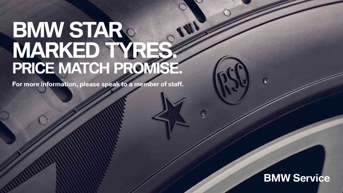 Bmw Star Marked Tires LET'S HAVE IT FROM THE MANUFACTURERS Tyre