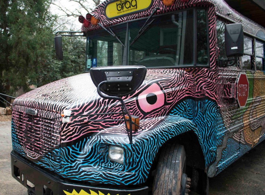 The BRAG bus is on the move! We're hanging out on the Georgia Coast this week for the BRAG Winter Ride 🚍🚲❄️Stay tuned for some highlights 😎#cycling #bicycletourism #wintercycling