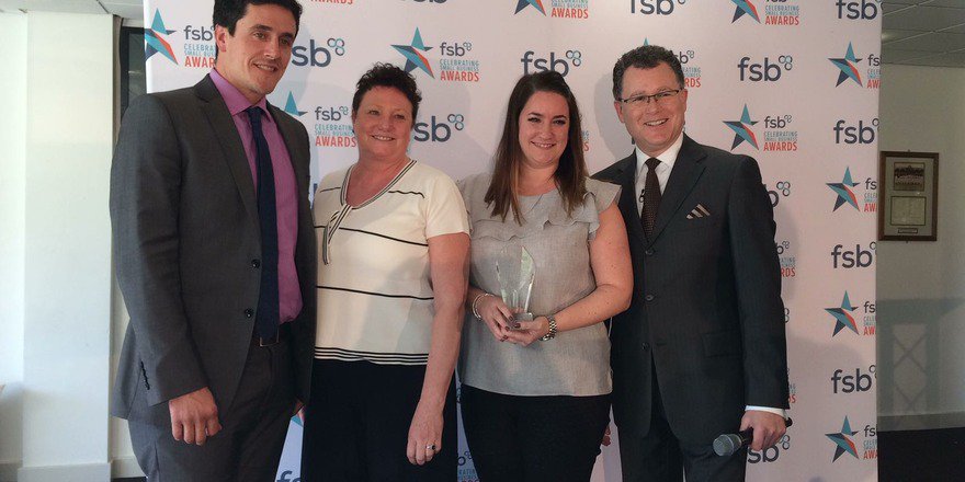 FSB_Voice's tweet photo. Brother &amp; Sister duo @vallanceltd take home the award for @BWCsouthwest sponsored family business of the year at the #FSBAwards! @FSBSouthWest https://t.co/AQroGF2nQQ