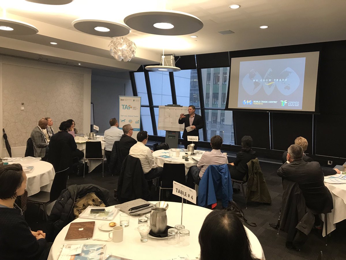 WTC_TO's tweet image. A full room at our 2nd #TAPProgram cohort!