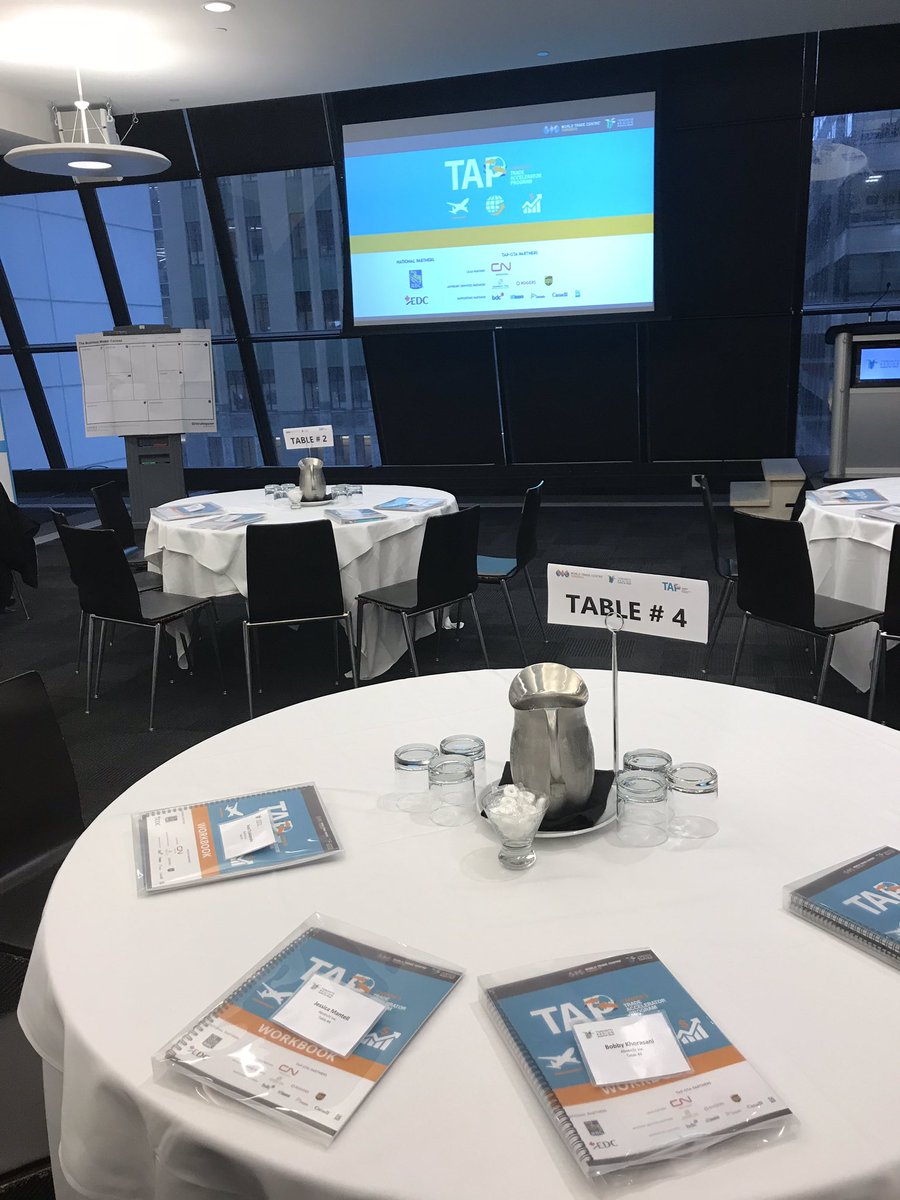 WTC_TO's tweet image. A full room at our 2nd #TAPProgram cohort!