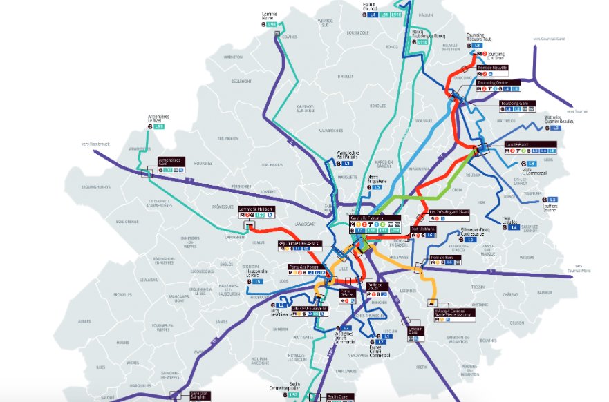 Magic_O_Bus's tweet image. Voici un plan (désolé pour la qualité de l&apos;image) des futures Lianes de @transpole_bus . Avec ci dssous les destinations #Transpole #Bus