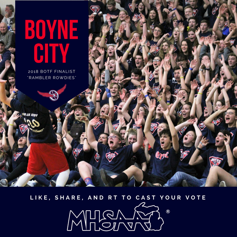 MHSAA (@mhsaa) on Twitter photo RT this tweet to show your support for the Rambler Rowdies from Boyne City High School! ow.ly/Fd3u30ivxAm – #BOTF #BOTFvote <a href="/Rambler_Rowdy/">Rambler Rowdy</a> RT this tweet to show your support for the Rambler Rowdies from Boyne City High School! ow.ly/Fd3u30ivxAm – #BOTF #BOTFvote <a href="/Rambler_Rowdy/">Rambler Rowdy</a>