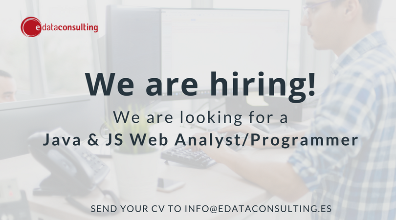 edataconsulting's tweet photo. 📢 We are looking for a Java &amp; JS Web Analyst/Programmer.
More info-> https://t.co/HP5uJ0aRp2 https://t.co/xWnclqbUDA