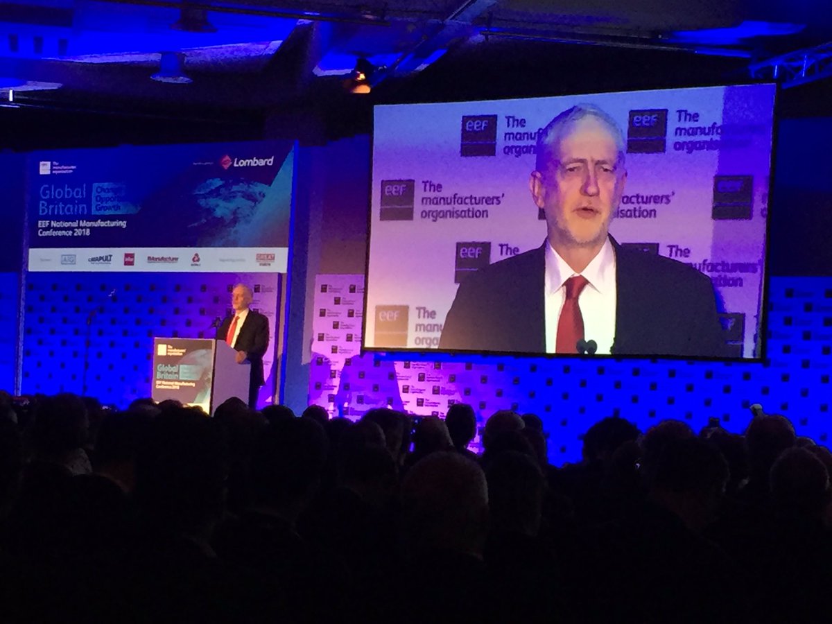 MartinLittle17's tweet photo. Well, at least he took questions. No political bias here @therailalliance but Corbyn gave a polished performance https://t.co/dAFaIVVhBR