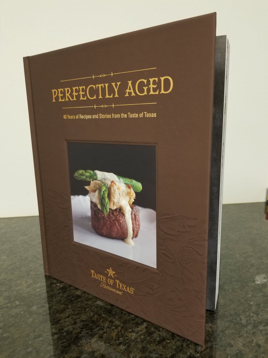 BaysidePrinting's tweet photo. Congratulations to our friends over at @TasteofTexas and @LimbDesign for another phenomenal win on their Perfectly Aged cookbook; this time they took gold at the Axiom Awards for the best milestone book. Way to rock, team! #perfectlyaged https://t.co/aefzlgdvwR