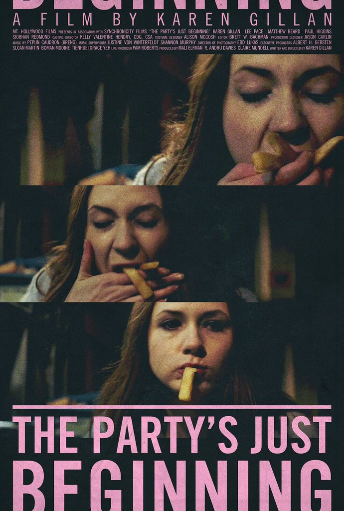 karengillan's tweet photo. Here it is! The poster for our new film The Party's Just Beginning! Playing @glasgowfilmfest this Saturday and Sunday. #thepartysjustbeginningmovie #chips https://t.co/Hid7PvNCKb